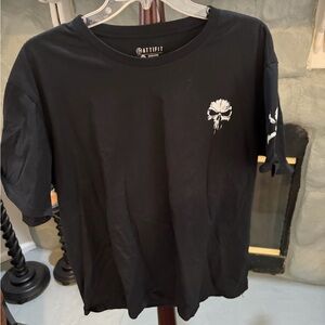 ATTIFIT Black Graphic T-Shirt for Men